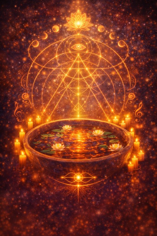 Guided somatic immersion ritual bath with plant medicine for deep somatic release